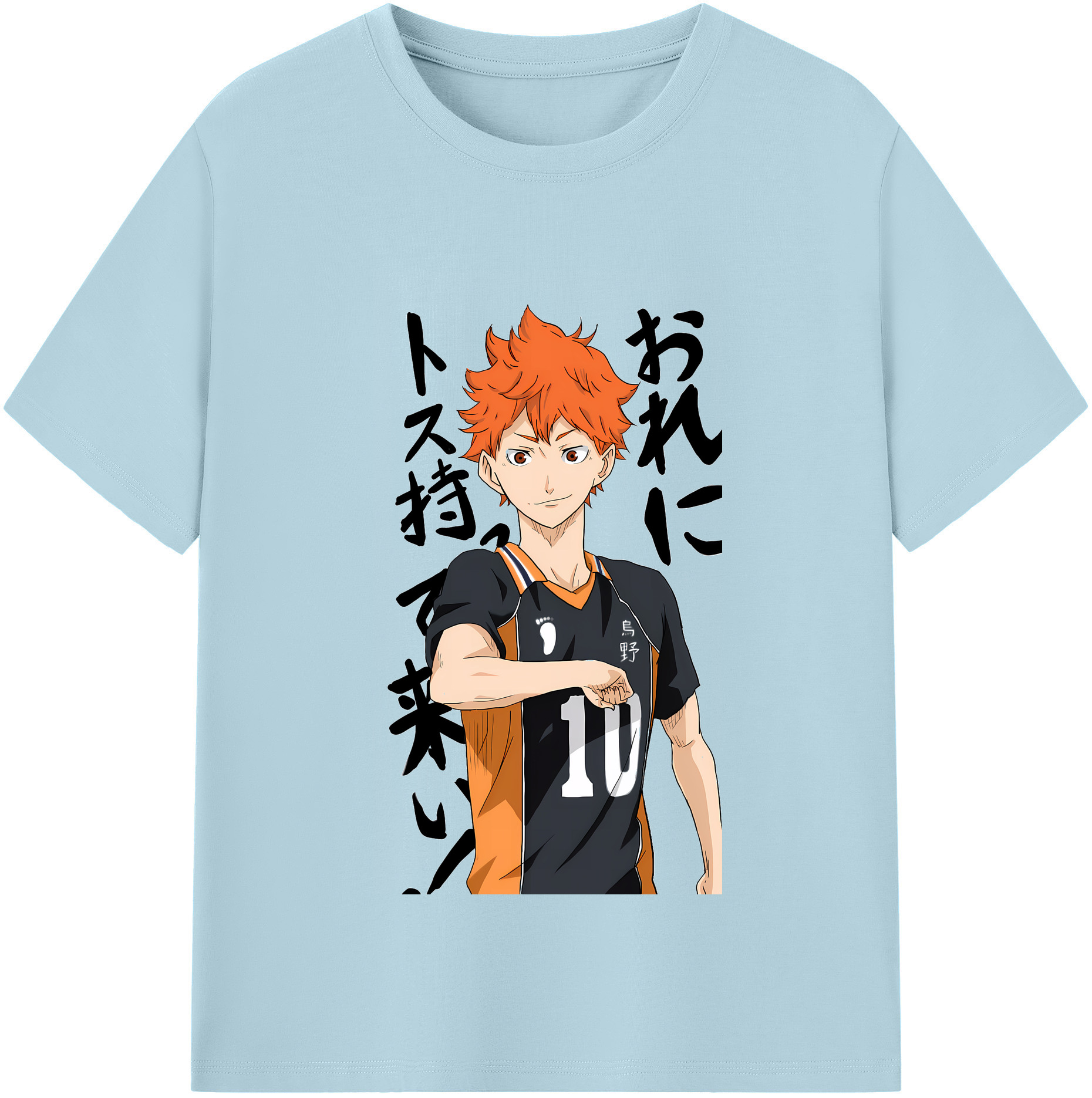 （画像用） ハイキュー!! Haikyu!! 綿100％半袖Tシャツ（フロントプリント）